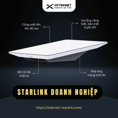 Bộ Starlink Dành Cho Doanh Nghiệp Tốc Độ Cao Siêu Mạnh