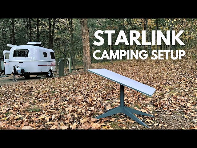 Thiết bị Starlink Roam sử dụng khi cắm trại
